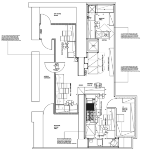Sample Kitchen Plan Layout Drawing 2